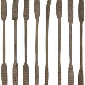 SE Heavy Wood Rasp Riffler File Set – Assorted Files for Rasp Cuts – Wood Shaping Tool – Set of 8 Pcs – 7408WFR