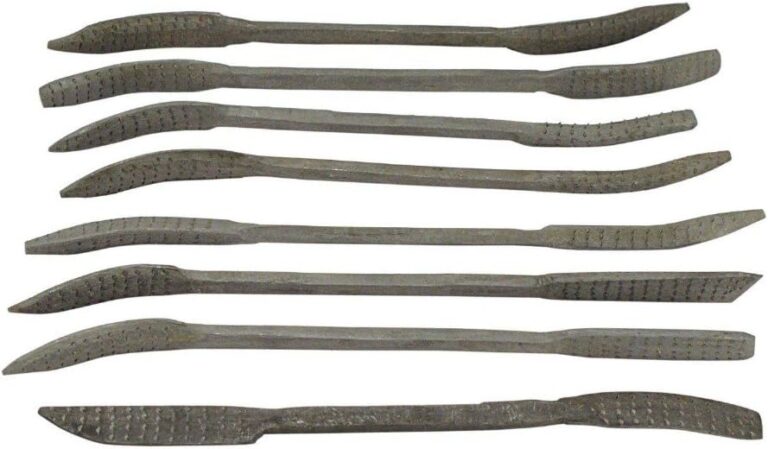 SE Heavy Wood Rasp Riffler File Set – Assorted Files for Rasp Cuts – Wood Shaping Tool – Set of 8 Pcs – 7408WFR