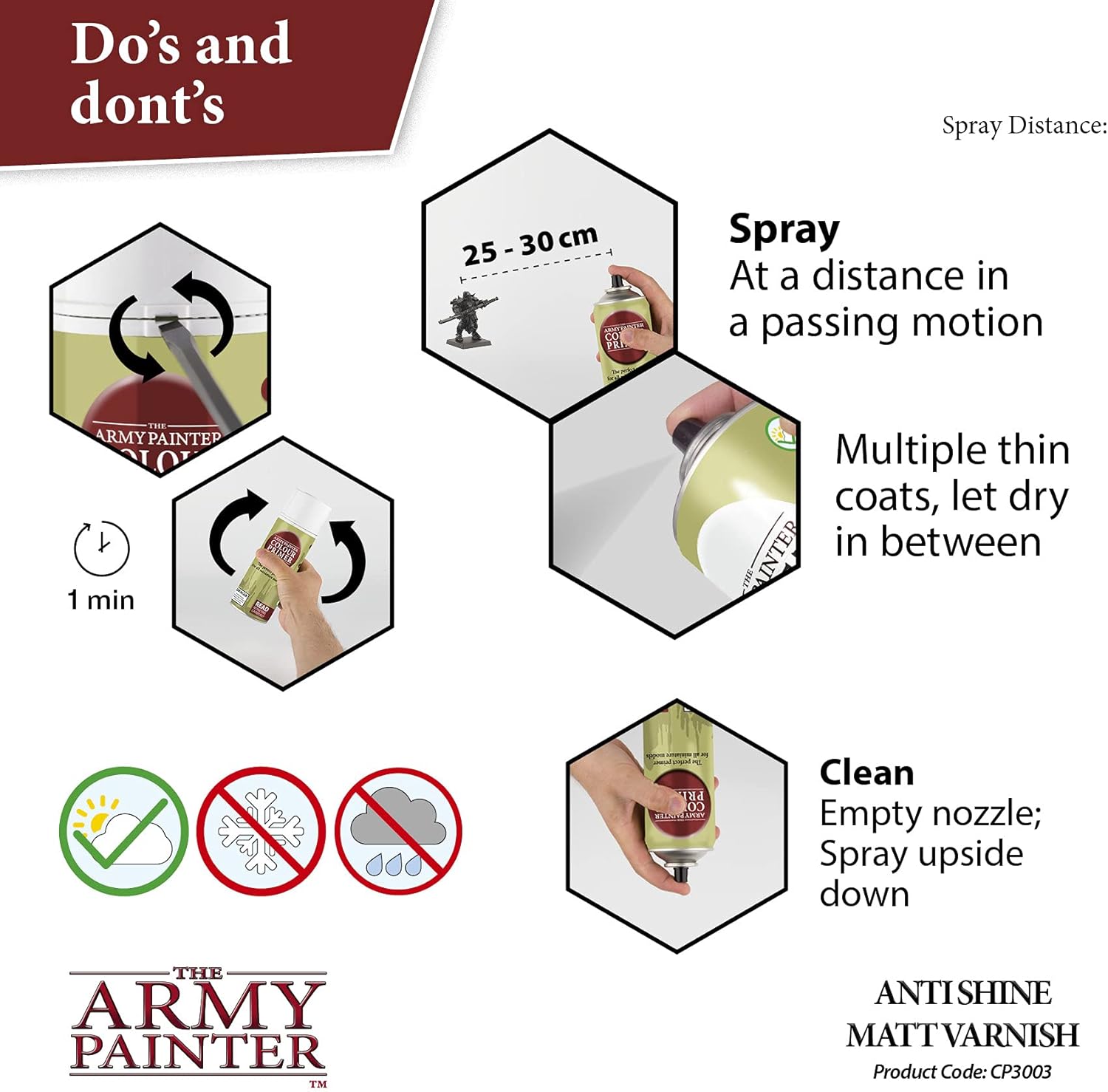 The Army Painter Anti Shine Matt Varnish for Miniature Painting - Acrylic after Quickshade Protector Spray Varnish for Miniatures, 400ml - Image 5